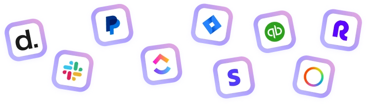 Zeiterfassungs-Tool für Mitarbeiter mit Integrationen für Slack, Notion, Jira, Deel, Xero, Zapier und Make