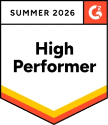 Badge WebWork G2 High Performer, été 2026