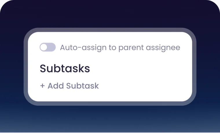 Sous-tâches avec attribution auto à l'assigné de la tâche parente dans WebWork