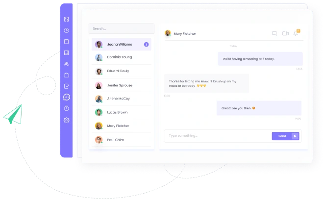 Team Chat as a communication tool in WebWork Time Tracker Team Chat | WebWork Features