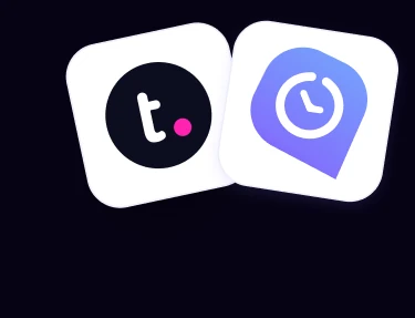 Teamwork and WebWork logos connected for two-way time tracking sync