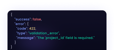 Time tracking API with consistent error handling for reliable integrations and debugging