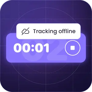 Time tracking app for Android with GPS tracking and route history for employee time tracking