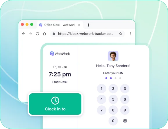 Open and use the Kiosk
