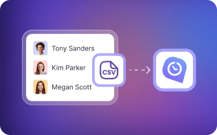 Import data from Time Doctor to a Time Doctor alternative with a CSV file
