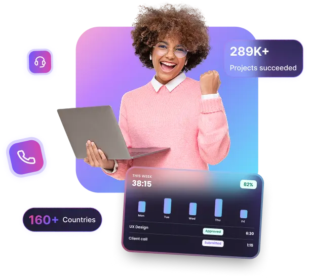 Book a demo to see the time entry system in action with WebWork specialist