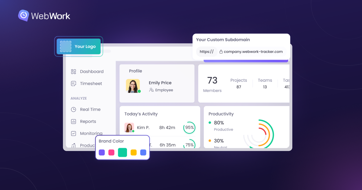Time Tracker with White Label | WebWork