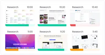Time tracking software with automatic periodic screenshots for accountability