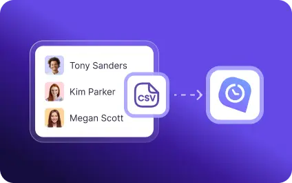 Import a csv file to a TimeCamp alternative for fast setup