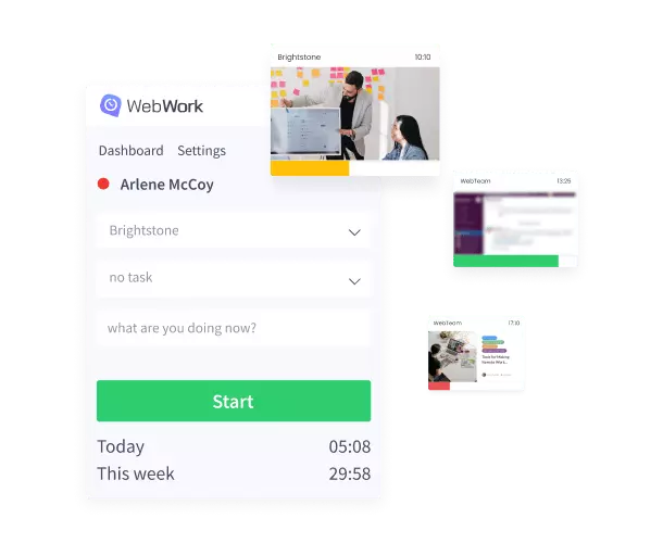 Time Tracking with Screenshots with WebWork Time Tracker Screenshots | WebWork features