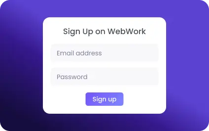 Sign up on a TimeCamp alternative for simple time tracking