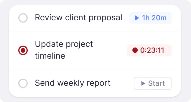 Фильтры Todoist доступны в WebWork для учёта времени в том же представлении