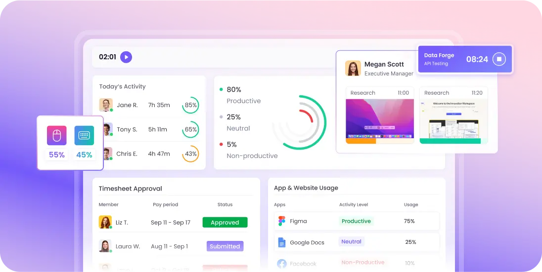 Laden Sie den besten Zeit-Tracker für Mac herunter Laden Sie den Zeit-Tracker für Mac herunter, um Aufgaben, Apps und Websites zu überwachen