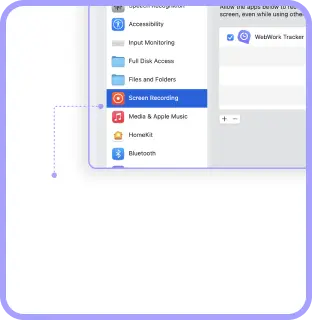 Captura de Tela com o Rastreador de Tempo para Mac Faça capturas de tela periódicas com o rastreador de tempo para Mac na frequência desejada