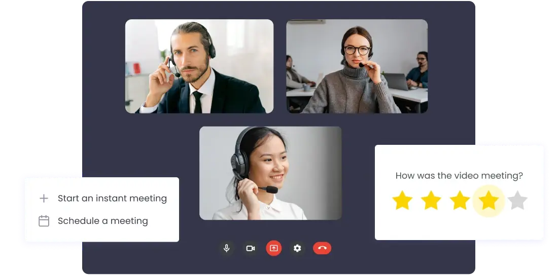 Schedule a meeting | WebWork Features Start an instant meeting with WebWork Tracker