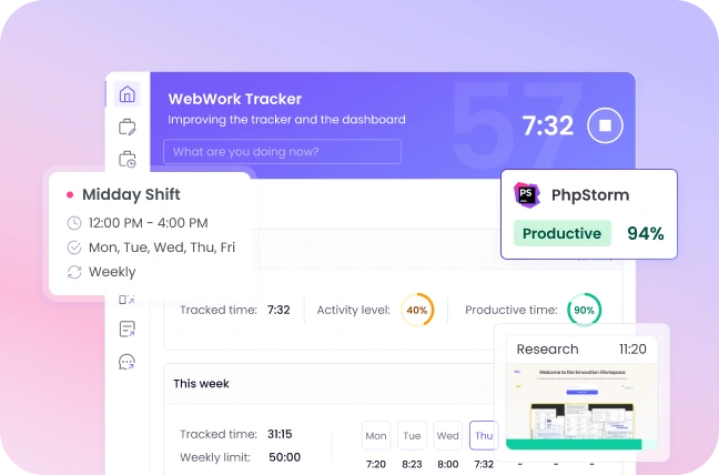 Workforce management software to track employee hours, assign tasks, and optimize productivity with automation