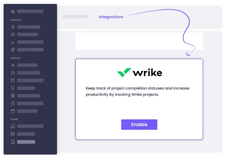 Integrate Wrike with WebWork 