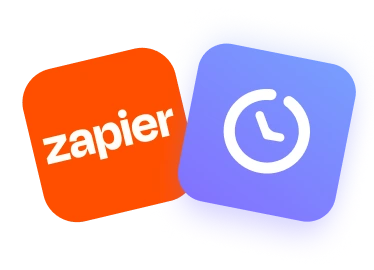 Zapier time tracking integration automating workflows across multiple apps