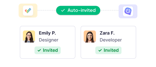 Synchronisation des membres du portail Zoho Projects vers WebWork avec rôles et profils préservés