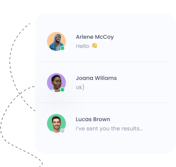 Communication and Collaboration with Team Chat Team communication and collaboration with built-in chat