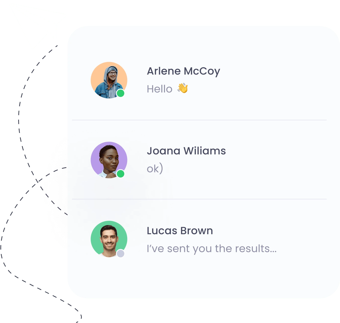 Team communication and collaboration with built-in chat