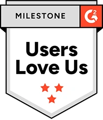 Users Love Us Users Love Us award for top-rated time tracking software